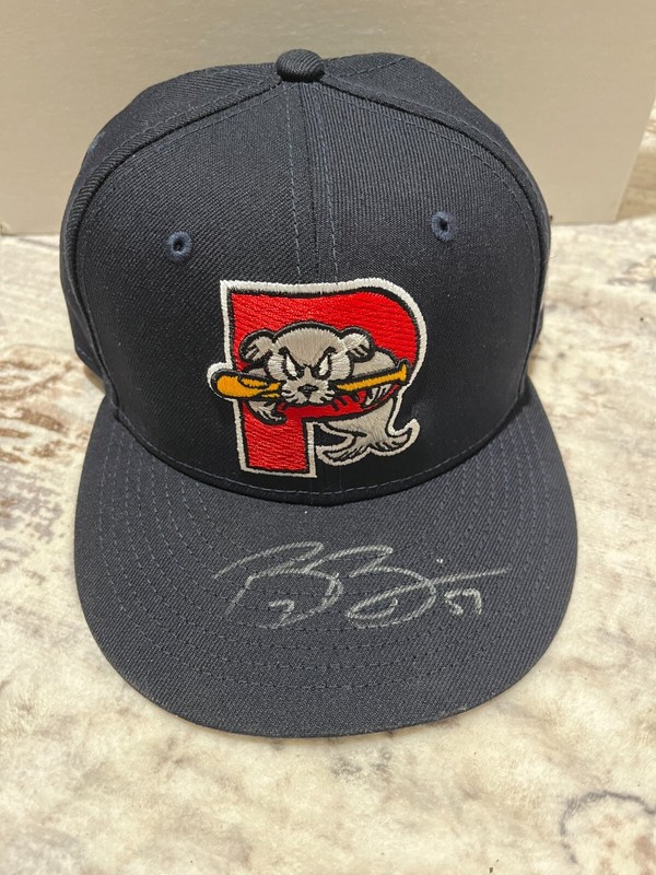 Bryce Bonnin Portland Sea Dogs 2024 Game Used Home Hat 7 1/8