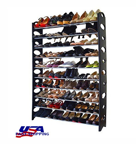 Zapatera Organizadora de Zapatos 50 Repisas de Pared Desmontables | eBay
