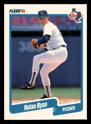 1990 Fleer Nolan Ryan HOF  Texas Rangers #313 NM-MINT