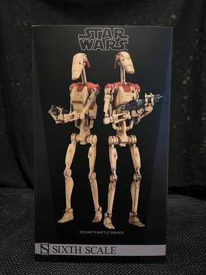 Sideshow Collectibles Sith Scale Starwars Security Battle Droids - NIB