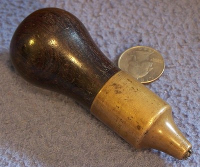 small size J Britton & Son TOOL HOLDER Henry's Pat MAR 8 1874 rosewood multitool
