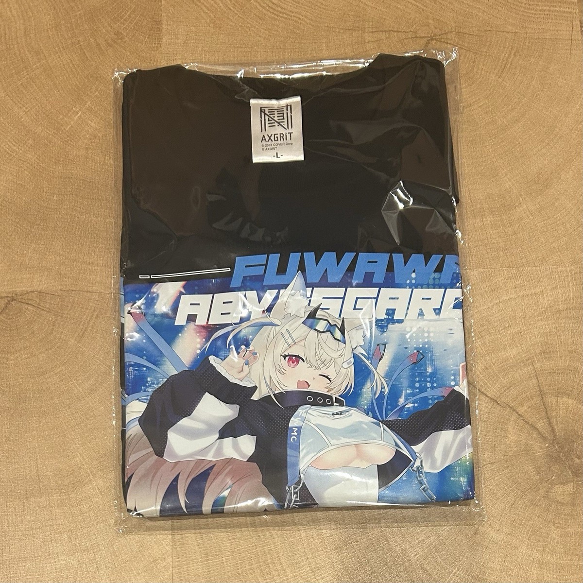 Hololive EN Advent POP UP SHOP AXGRIT Fuwawa Abyssgard T-shirt L