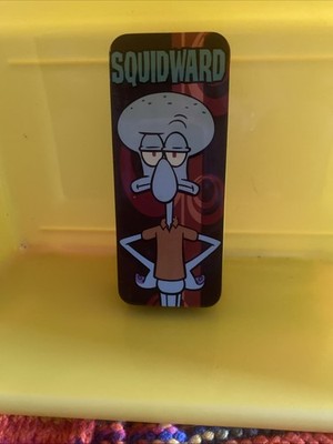 Squidward Watch 2004 Sponge Bob VTG Nickelodeon In Tin