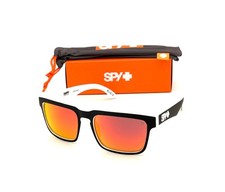 SPY HELM Whitewall / Happy Blue Gray Green with Red Mirror 57mm Sunglasses