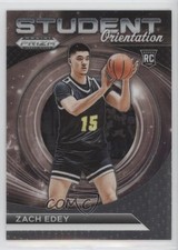 2024-25 Panini Prizm Draft Picks Student Orientation Zach Edey #15 1nu2