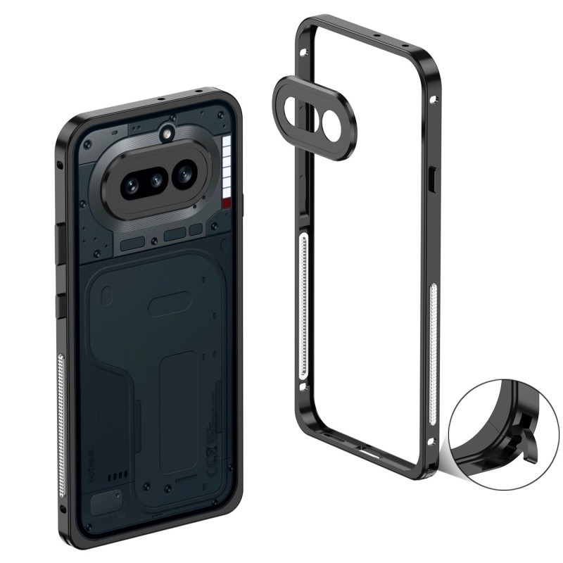 For Nothing Phone 4a Pro / 4a Aluminum Bumper Frame Protect Case+