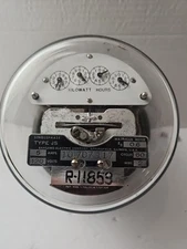vintage Electric Meter, Sangamo Electric Company, Type JS ,made in the USA Parts