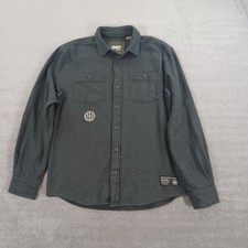 Howler Bros Cosmic Convergence Mutations Laboratory Button Up Shirt Mens M Green