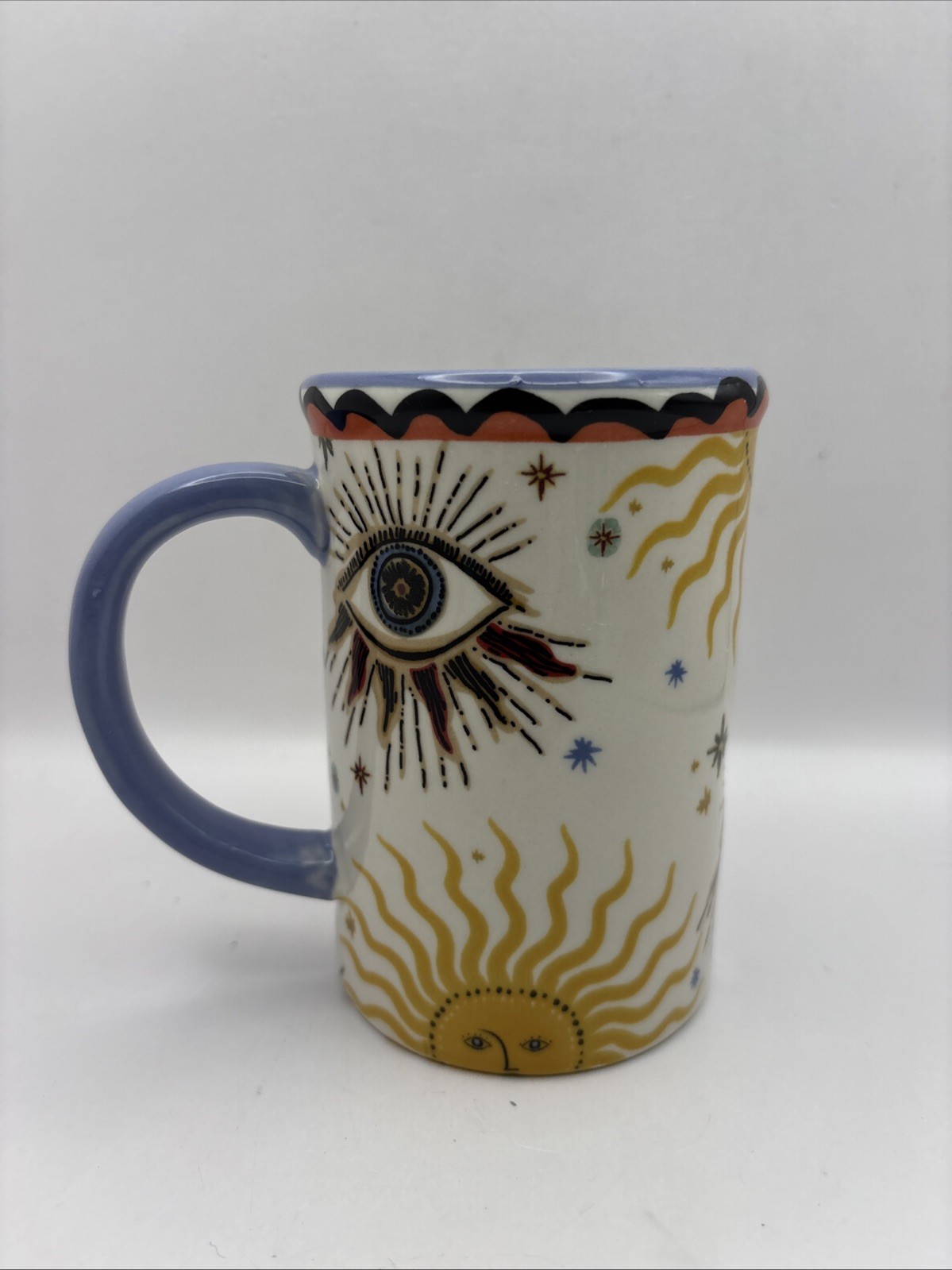 Anthropologie Handpainted Fortune Mug
