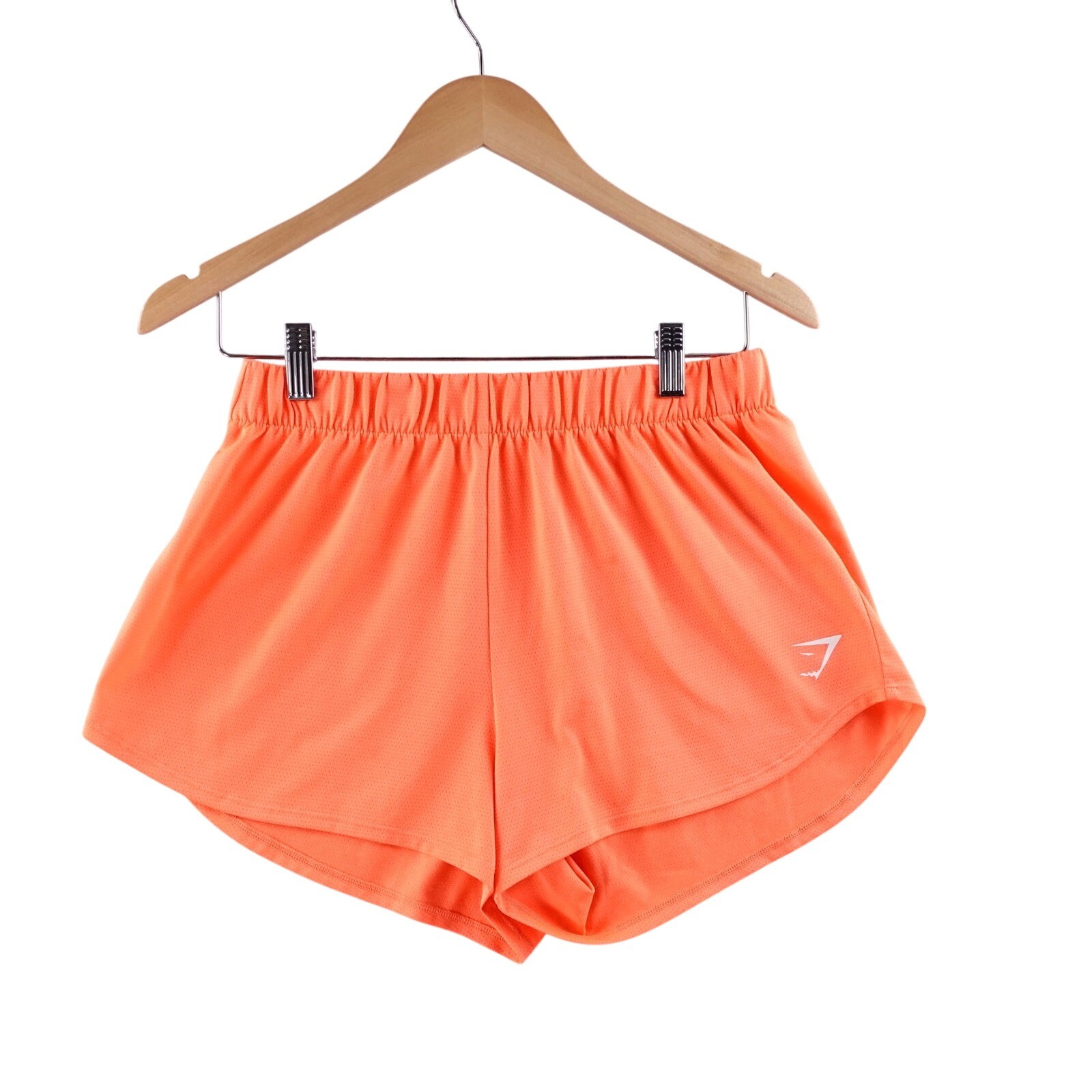 Gymshark Running Shorts Women Size S Orange Athletic Workout Gym STretch