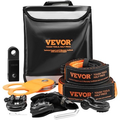VEVOR 8x Abschleppseil Abschleppgurt Abschleppschlinge Bergegurt 13.608 kg