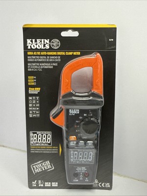 KLEIN TOOLS CL710 AC/DC Auto Ranging Digital Clamp Meter 600A