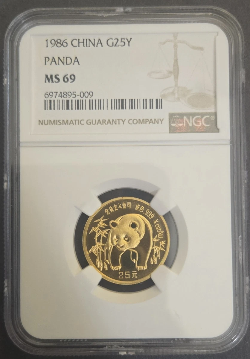 Grade MS 69 1/4 oz Precious Metal Content per Unit 1986 Gold