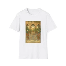 Seville Courtyard T-Shirt | Mediterranean Travel Shirt | Italy Greece Coastal