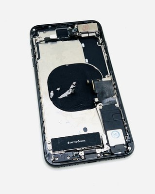 Backcover Gehäuse für Original  iPhone 8 Plus Gehäuse Rahmen  VORMONTIERT Black
