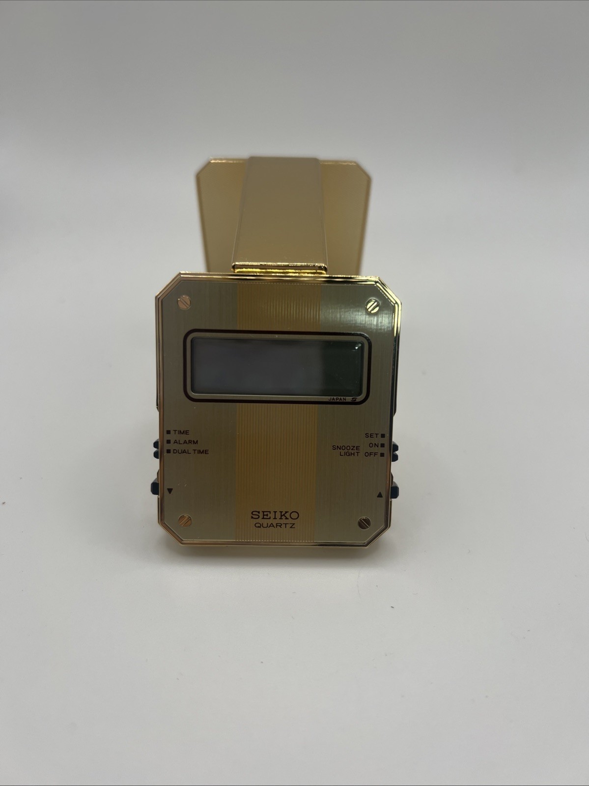 Vintage Seiko Quartz Digital Travel Alarm Clock Ref. QEK203F