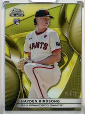 2025 Topps Chrome Black Hayden Birdsong Base RC Gold Refractors【47/50】