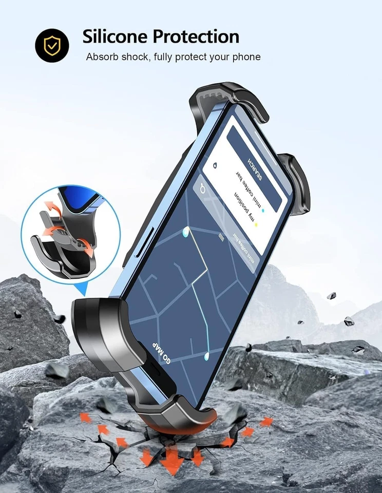 Upgrade Bike Phone Holder - One-Hand Operation & Zero Shake For Ultimate Safety - Image 4 of 4
