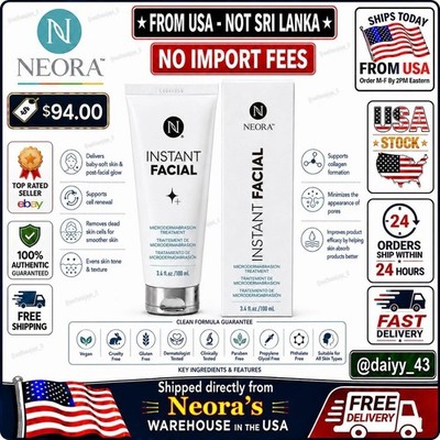 Neora Instant Facial Microdermabrasion Treatment 3.4 oz. / 100 m - NEW/SEALED 