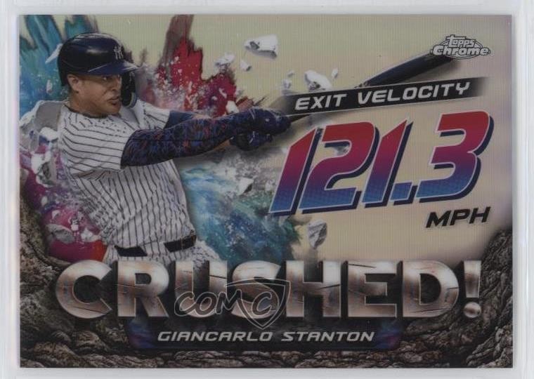 2024 Topps Chrome Update Crushed Giancarlo Stanton #CR-1 1f5h