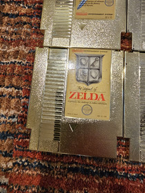 Legend of Zelda, Adventure of Link GOLD Nintendo Entertainment System NES Games