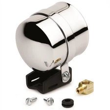 (3) Autometer Gauge Mounting Cup Pedestal Mount 2 5/8" Diameter Steel Chrome