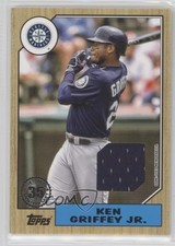 2022 Topps Series 1 1987 Topps Baseball Relics Ken Griffey Jr #87R-KG HOF 5m1
