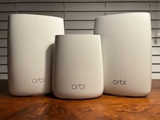 Orbi RBS50 and RBS20 WiFi AC3000 Mesh Satellite Tri-Band Range Extenders