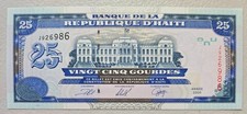 Haiti 25 Gourdes 2000 Unc