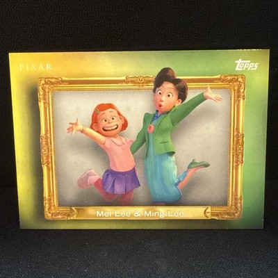 2026 Topps Disney Neon - #FF-28 Mei Lee & Ming Lee Family First Insert