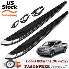 Us Stock Running Boards Fits For Honda Ridgeline 2017-2025 Fixed Side Step Black