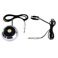 Foot Pedal and Clip Cord,New Star Tattoo 360 GEM Pro Stainless Steel Foot