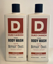 2 Duke Cannon Thick Body Wash Bourbon Oak Barrel Aged Spirits 18 oz. ea.
