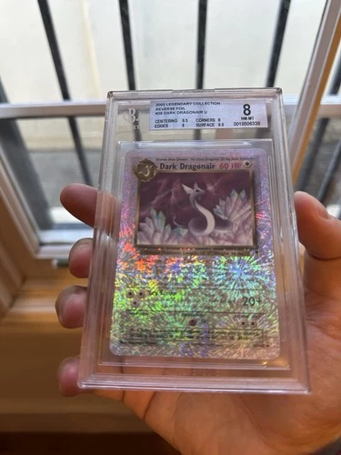 2002 Legendary Collection Dark Dragonair Reverse Holo #38 BGS 8 High subgrades