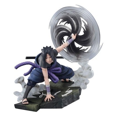Naruto Figzero Sasuke Light And Dark Ext Statue Bandai