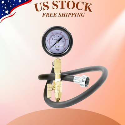 #ad NEW In Line Water Pressure Test Gauge Kit for Plumbing amp; Home Water Systems $76.99