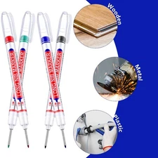 4pcs Deep Hole Marker Pens 20 mm Deep Drill Hole Long Nib Marker Multi .