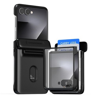 For Samsung Galaxy Z Flip 7 Case VRS [Terra Guard Modern Go] Card Wallet & 360