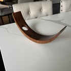 Curved Wooden Floating Bottle Wine Bottle Holder — photo 3