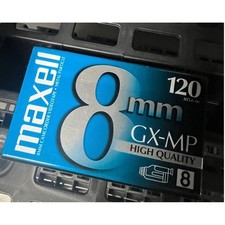 Maxell 8mm Camcorder Videotape GX-MP 120 High Quality Metal Particle New Sealed