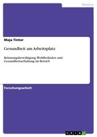 Gesundheit Am Arbeitsplatz (Buch)