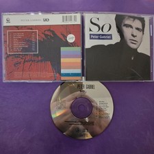 Peter Gabriel - So CD 1986 Geffen Art Pop Rock Sledgehammer Don't Give Up