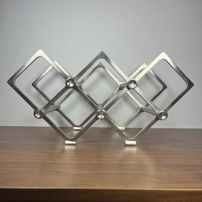 RH Restoration Hardware Jonathan Browning Lambeth Wine Rack Heavy Discontinued