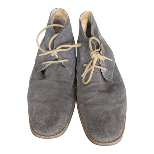 Botas Chukka CALVIN KLEIN Wilson Gris Gamuza Cuero Hombres Talla EU 44 Con Cordones - Imagen 7 de 10
