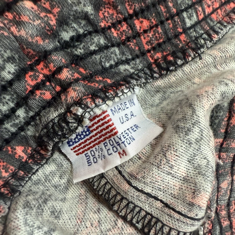 Pantalones holgados vintage años 90 culturismo musculoso playa estampado por todas partes aop medianos Foto 3 de 4