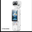 Portable 2.5K Ultra HD Video Recorder With 180• Rotating Lens, Hand Held Stable