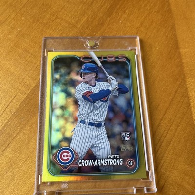 2024 Topps Series 2 Pete Crow-Armstrong 407 Gold Foil RC Rookie Chicago Cubs PCA
