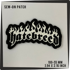 Hatebreed band patch embroidered Metal core hardcore punk beatdown hardcore rock