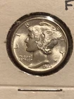 1942-D Mercury Dime - FSB -  Unc A
