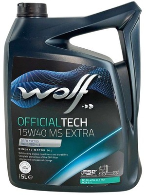 Wolf OfficialTech 15W-40 MS Extra 5 Liter (8334856)